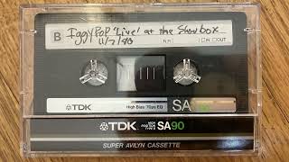 Iggy Pop live 1980-11-07 Showbox, Seattle, WA (audio only)