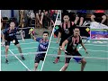 NGERI Bosku ! 😱 Fauzan / Adam KEJUTKAN Reza Pahlevi / Danang di Tarung Bebas Badminton SESAME
