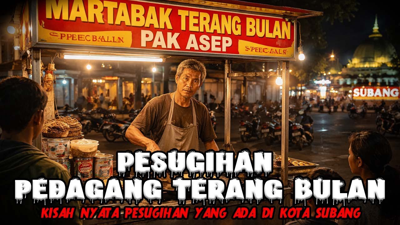 KISAH NYATA PESUGIHAN PEDAGANG MARTABAK TERANG BULAN PAK ASEP DI SUBANG