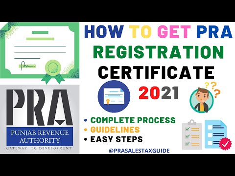 Video: How To Get A Registration Certificate