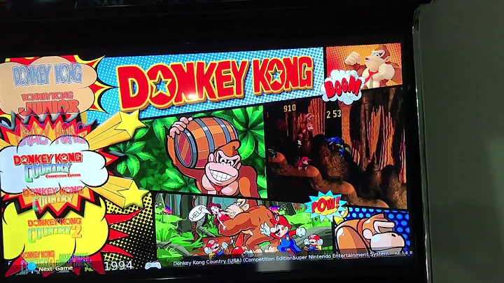 Attract Mode Comic Theme - Donkey Kong Collection