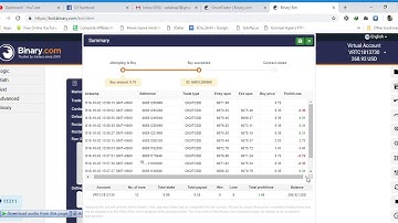 I made a profitable bot binary.com 2018-2019