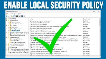 How to Enable the Local Security Policy Editor on Windows 11 Home Edition