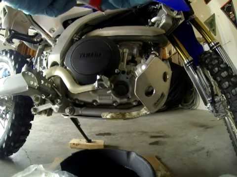 WR250R Oil and Filter Change - YouTube