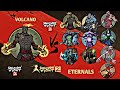 Shadow Fight 2 Volcano Vs Underworld Bosses 