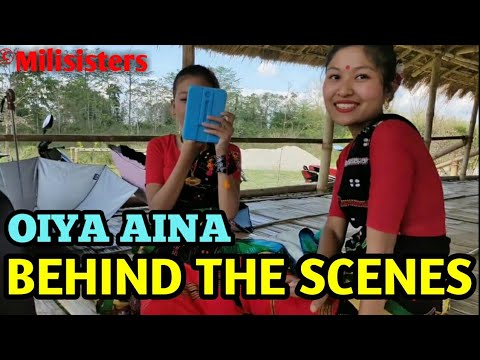 Oiya Aina Dance Cover shoot  Behind the scenes MILI SISTERS  New Mising Video