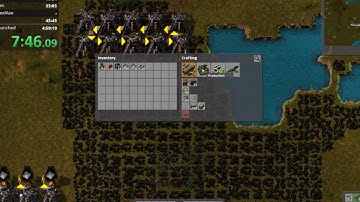 Factorio Speedrun in 4:19:57 (default options singleplayer) [Former world record]