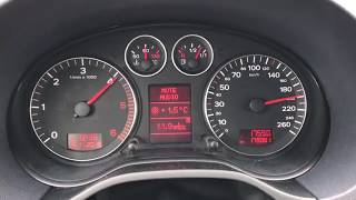 Top speed 2008 AUDI A3 1.9 TDI 77 KW (105 PS)