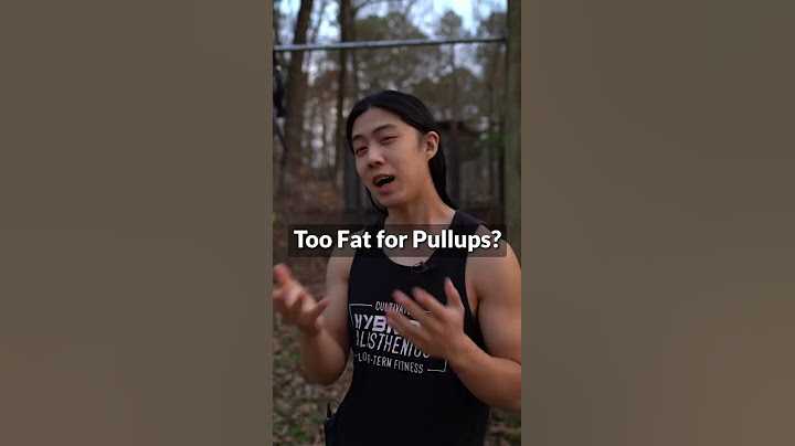 Are you "too fat" for pullups?