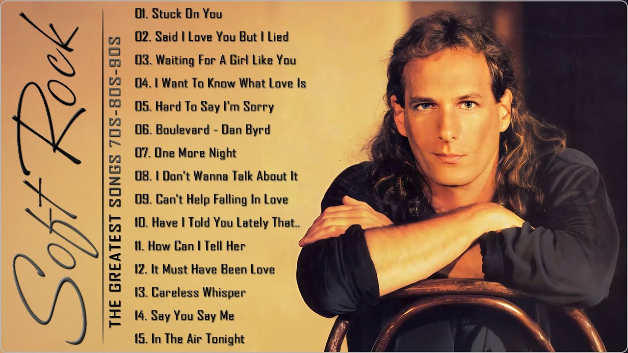 Michael Bolton, Phil Collins, Elton John, Lionel Richie, Foreigner 🎧 Old Love Songs 70s,80s,90s