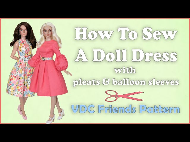  Reminisce Doll Clothes Sewing Pattern for Silkstone