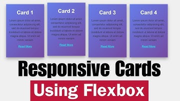 How To Make Responsive Cards In HTML And CSS | HTML And CSS Tutorial For  Beginners