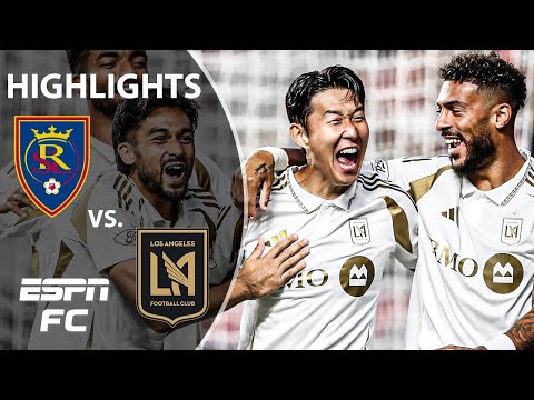 SON HEUNG-MIN HAT TRICK 🧢 Real Salt Lake vs. LAFC | MLS Highlights | ESPN FC