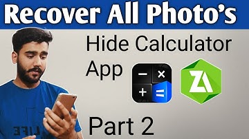 How to recover photos from Calculator hide app - Hidex part 2 | Recover photo