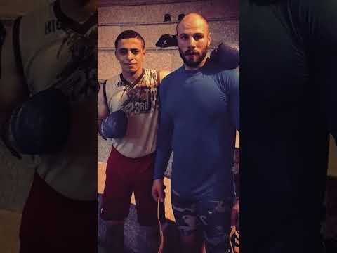 کیانوش عبدالهی  احسان روزبهانی و کیانوش عبدالهی در اردوی تیم ملی بوکس ایران