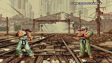 SNK VS. CAPCOM SVC CHAOS Ryu vs Mr karate