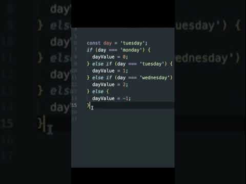 A better way to doing if statements in JavaScript | #shorts