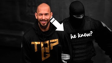 Andrew Tate explains why he was arrested