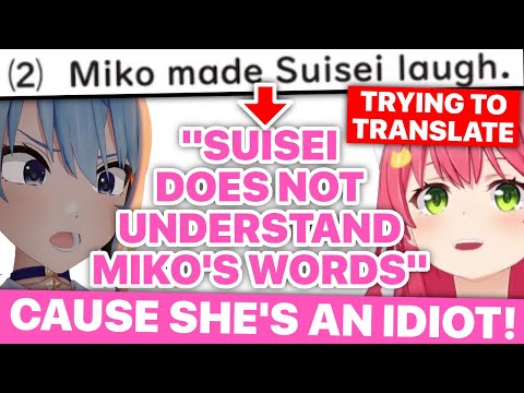 Miko Takes Elite English Test; Suisei Hit By Stray Bullets