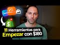 11 Herramientas para Empezar un Negocio de e-Commerce con menos de 180 USD/EUR