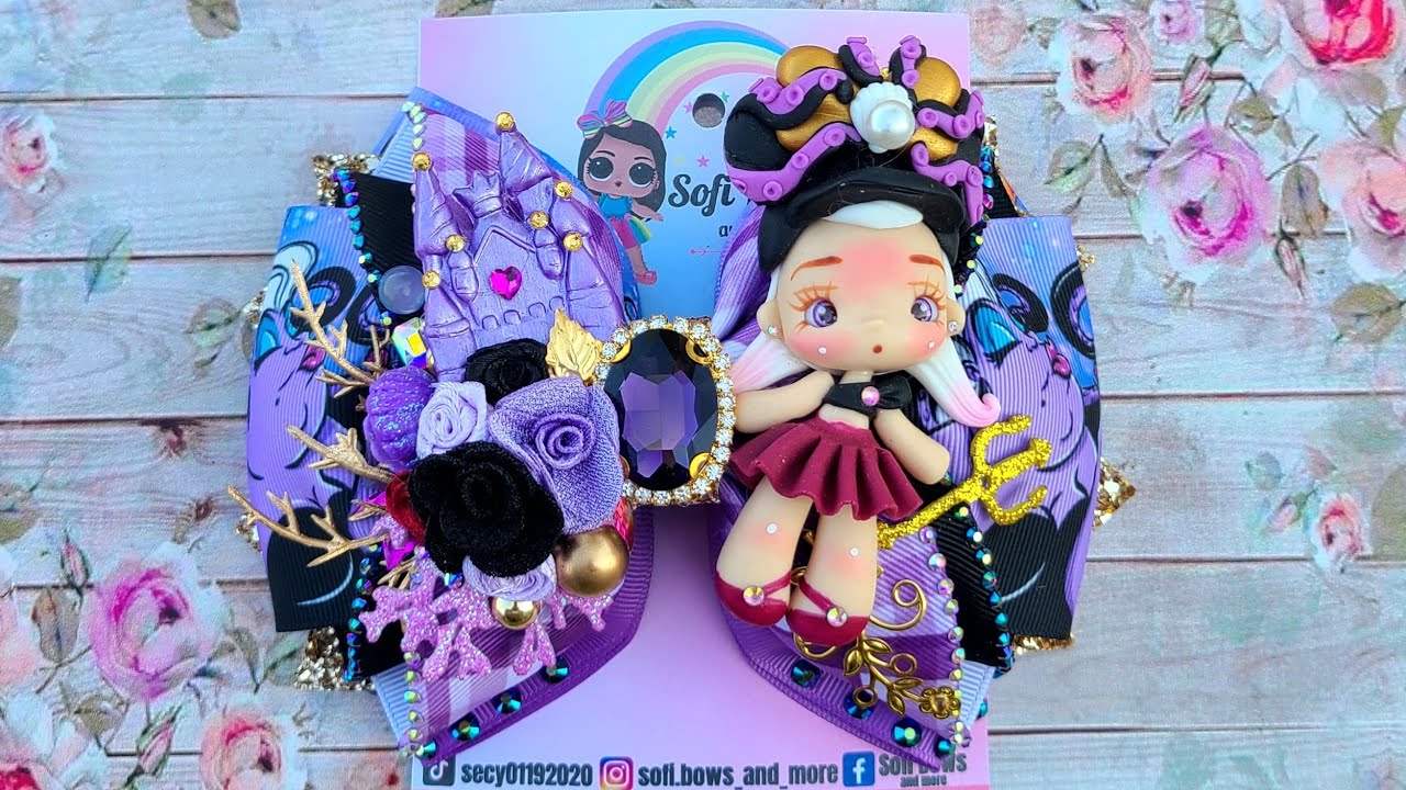 (Moño doble olan) #moñosfacilesdehacer con listón de 7.5 cm o 3