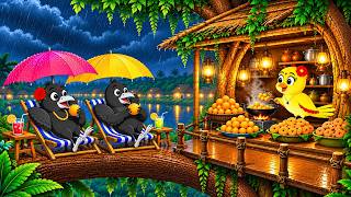The Dove, the Crow, and the Rain | Menu Kuruvi new story | village birds story | New Birds Moral ...