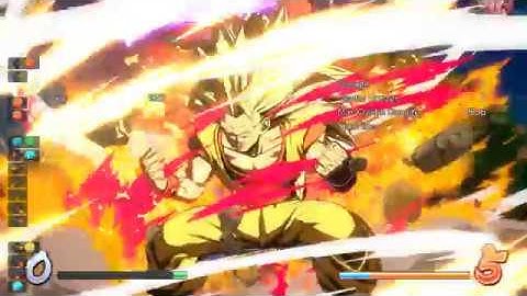 DBFZ - SSGSS Goku/SSJ Goku/Goku Black 10K ToD Sparking Loop #2 (Corner w/ Assists)