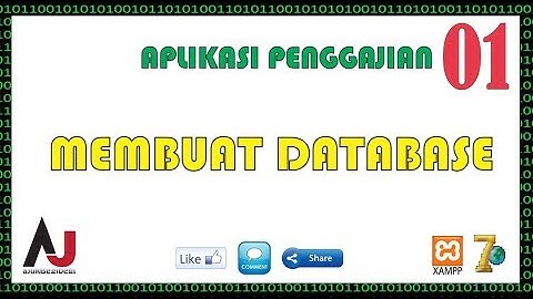 01 - Membuat Database - Aplikasi Penggajian 1/2