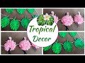 Тропический декор! 6 идей 🐠 / Своими руками / DIY / Lutfie Suleiman