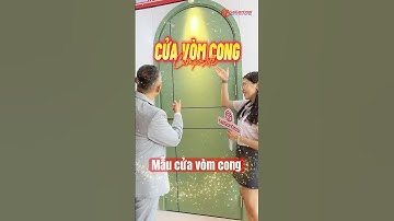 ✅ Review mẫu cửa vòm cong, đây là cửa vòm nhựa composite cao cấp dùng là cửa phòng ngủ, cửa toilet