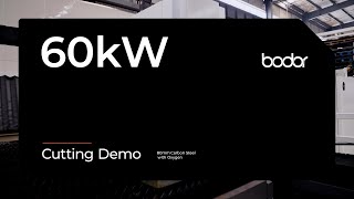 Cutting Demo: 60kW 80mm Carbon Steel with Oxygen