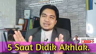 Mudahnya | 5 Saat Didik Keperibadian Diri