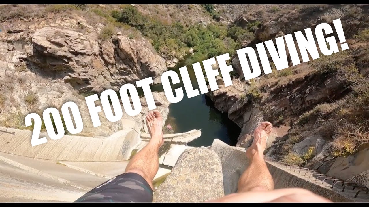 200 Foot Cliff Diving! YouTube