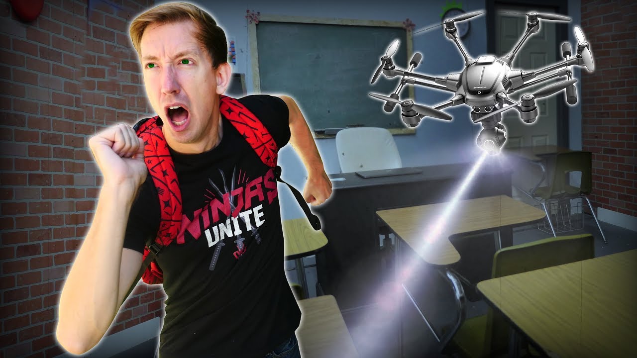 ESCAPE HACKER DRONE CHASE (Found Stolen TESLA Exploring Abandoned ...