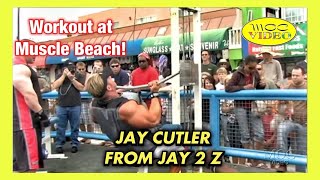 Jay Cutler Works Out At Muscle Beach - From Jay 2 Z DVD (2007)