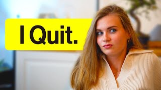 Why I Quit My Job With No Back-up Plan at 25