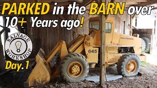 Saving an OLD Wheel Loader... Parked for UNKNOWN Reasons! ~ Day 1 ~ 1965 Allis Chalmers 645 Loader