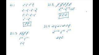 Saxon Algebra 1 Lesson 21