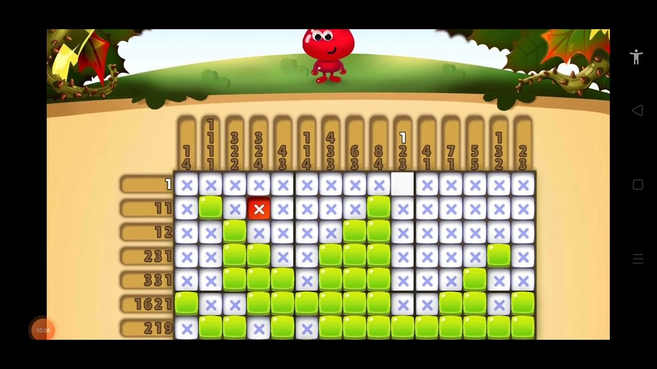 nonoページ Nono Crossing Level 458 Picture Nonogram - YouTube
