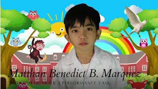 GRADE 1 SCIENCE QUARTER 3: FORCE | SAMPLE PERFORMANCE OUTPUT