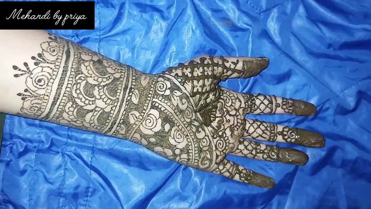 Full hand mehndi 🌸//sangeet mehandi design//#yt #mehndi #subscribe #shortvideo #simplemehndidesign 