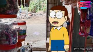 Status WA Lucu  Nobita dan naruto disuruh belanja