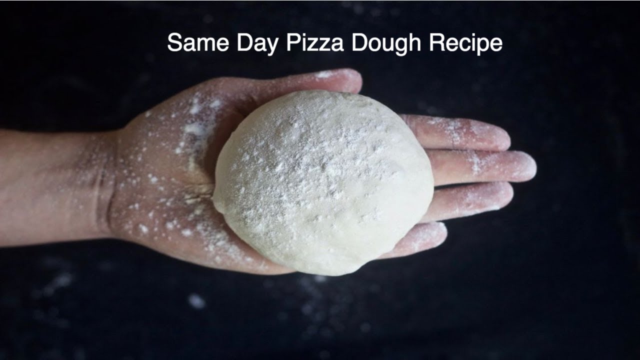 How To Make Same Day Pizza Dough - YouTube