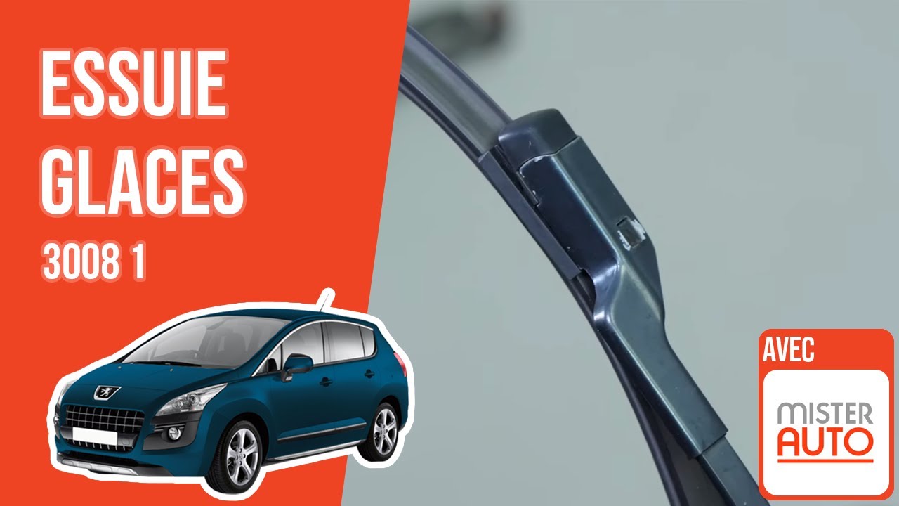Changer les Essuie-glaces Peugeot 3008 1 🌧 - YouTube