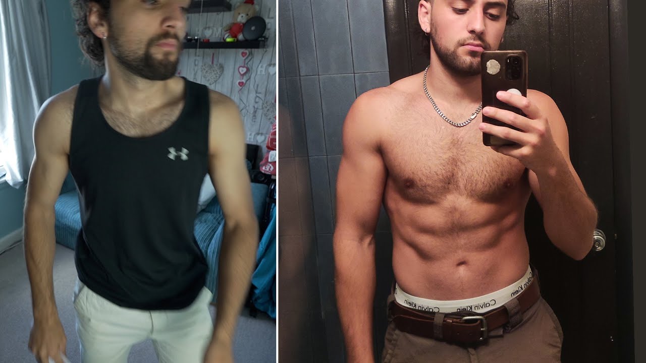 INSANE 6 Month Natural Transformation from Skinny to Muscular (25 years ...