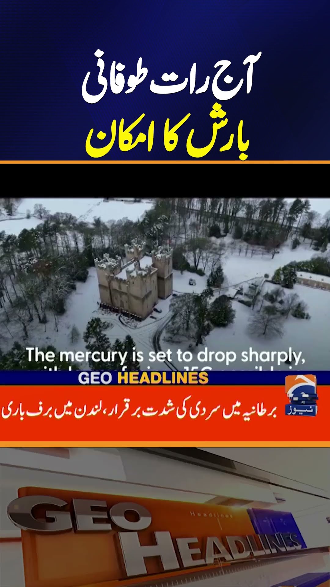 Severe Thunderstorm Expected Tonight in America | Geo News 8 PM Headlines (9th Jan 2025)
