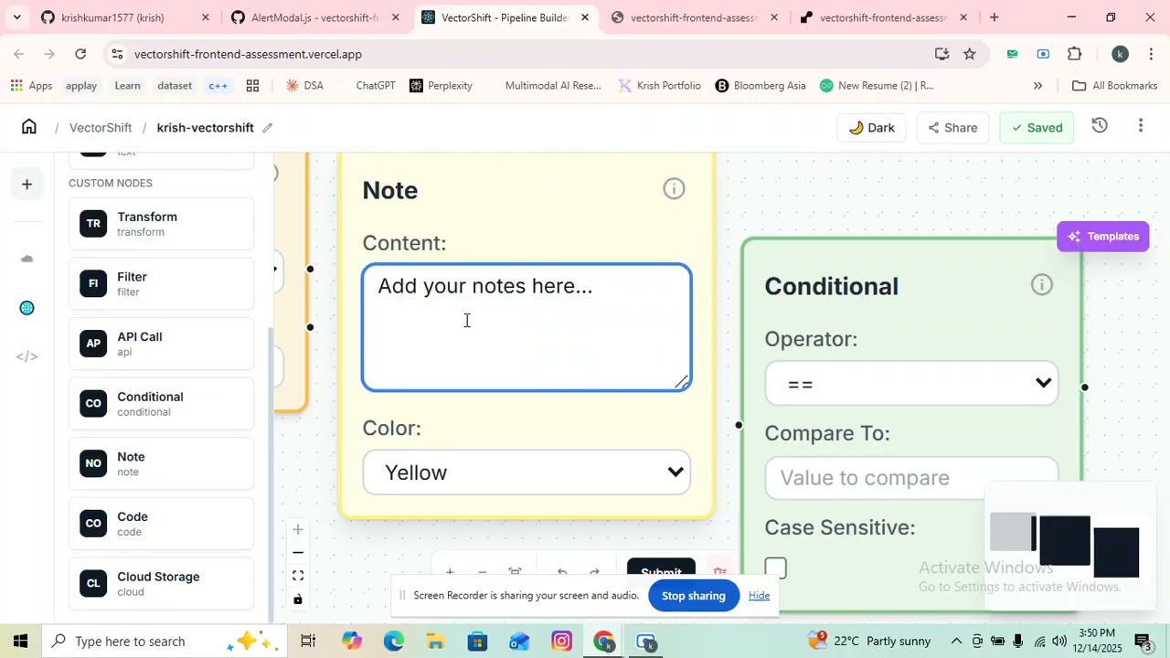 Building a Visual Pipeline Builder with React & FastAPI | Drag & Drop Node Editor