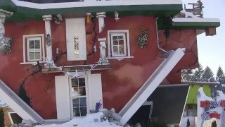 AUSTRIA, HAUS STEHT KOPF - house overturned