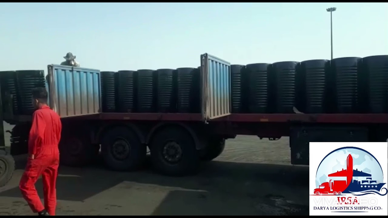 Bitumen Logistics export container service from Iran to India by IRSA DARYA LOGISTICS SHIPPING