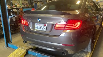 2011 535i catless downpipe and resonator delete